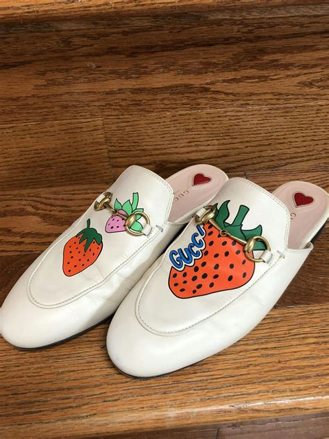 gucci princetown mule strawberry|Gucci mules.